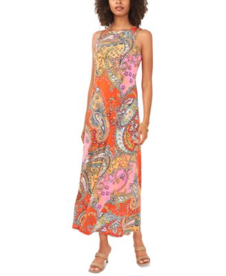 Vince Camuto - Women's Printed Sleeveless Maxi Dress