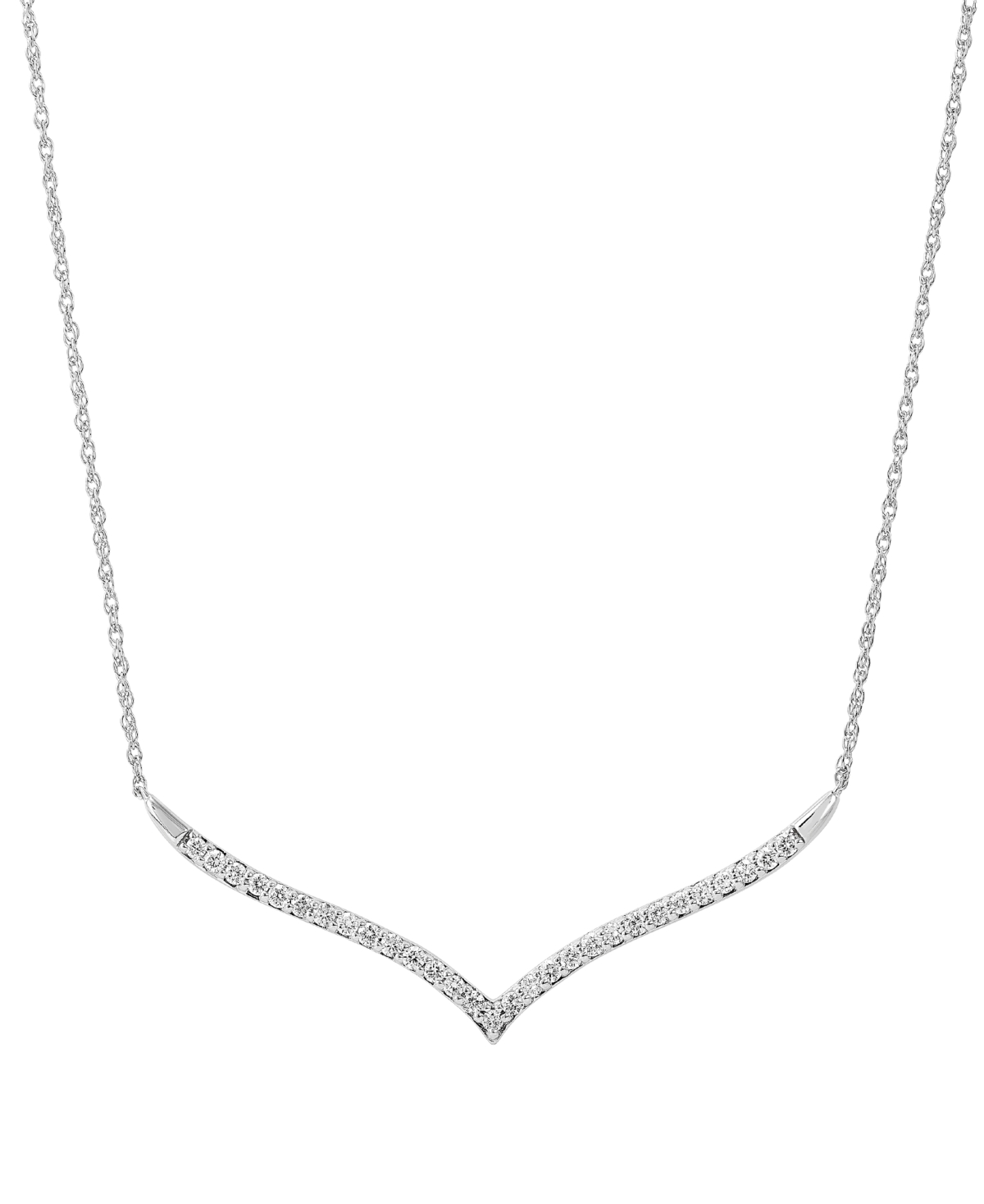Forever Grown Diamonds Lab-Created Diamond Fancy Collar Necklace (1/2 ct. t.w.) in Sterling Silver, 16" + 2" extender