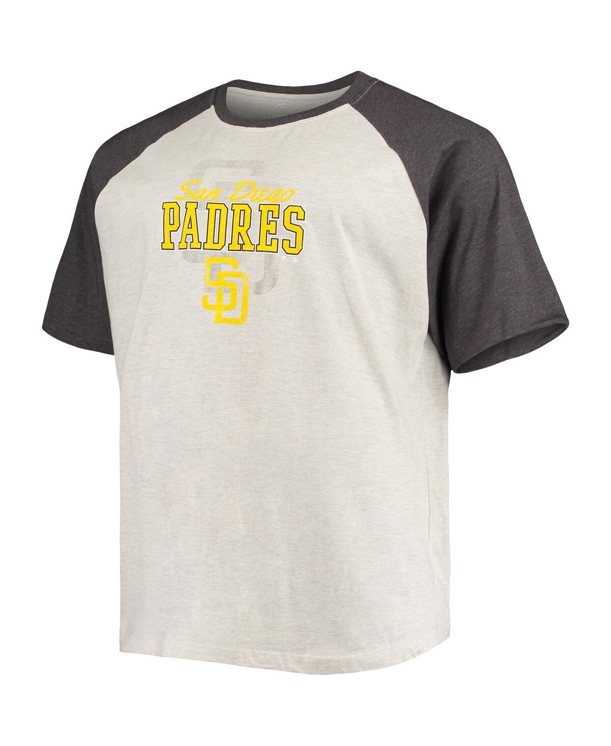 Men's Fernando Tatis Jr. Oatmeal/Heathered Charcoal San Diego Padres Big &  Tall Name & Number