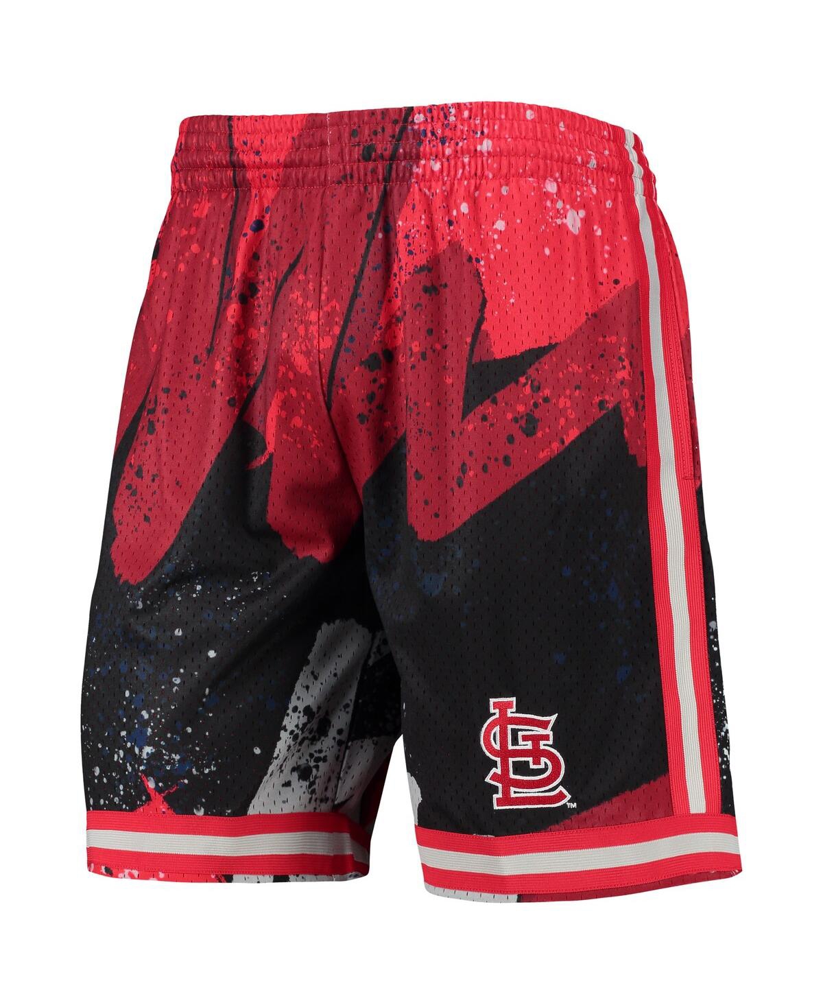 Shop Mitchell & Ness Men's  Red St. Louis Cardinals Hyper Hoops Shorts