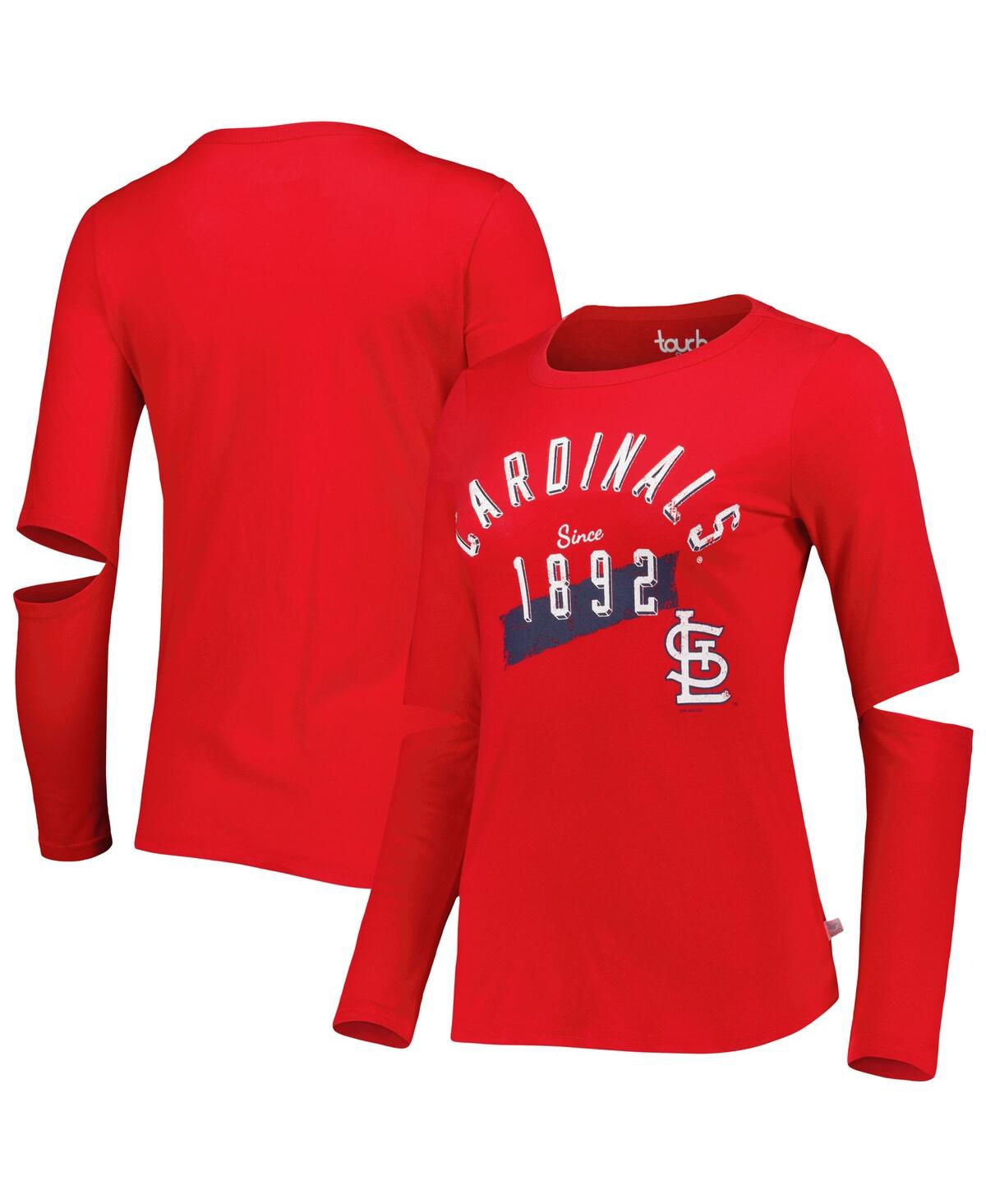 Women's Touch Red St. Louis Cardinals Formation Long Sleeve T-shirt - Red