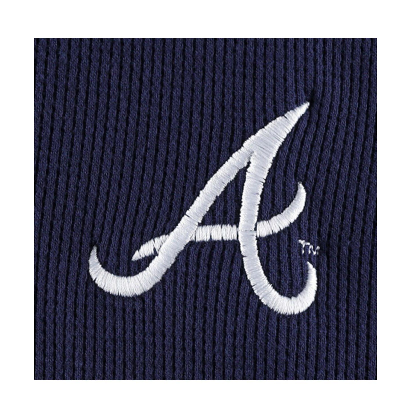 Мужская футболка Dunbrooke Atlanta Braves Navy Maverick Long Sleeve — фото 5