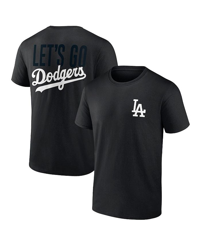 Los Angeles Dodgers Fanatics Branded Official Logo T-Shirt - Black