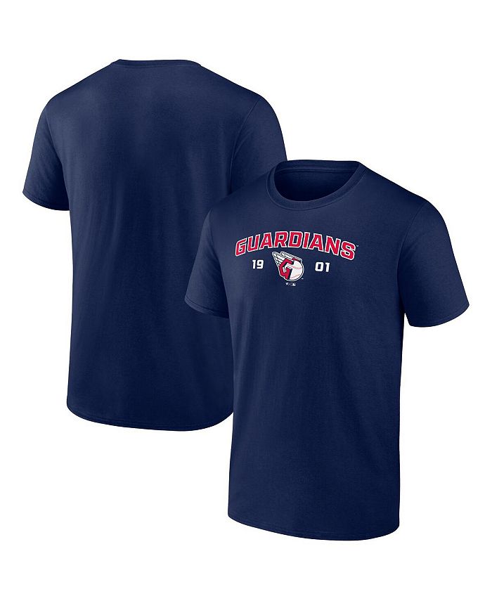 Fanatics Branded Navy Cleveland Guardians Official Logo T-Shirt