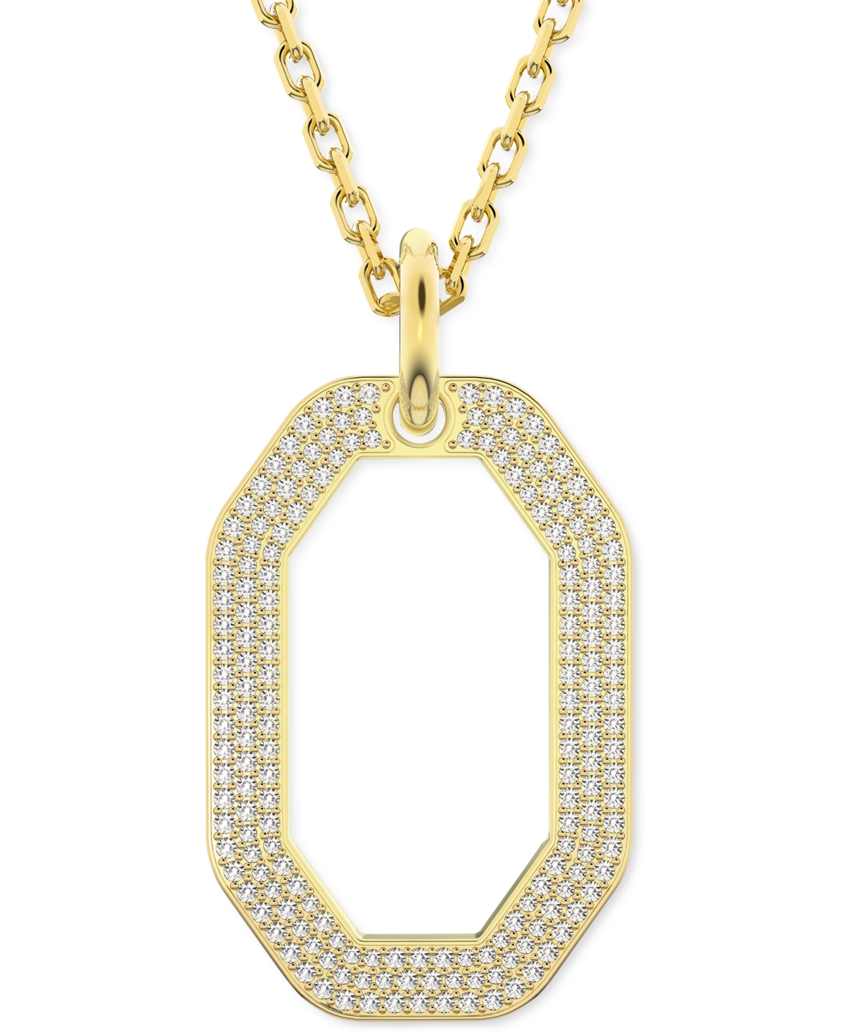 Swarovski Women's Dextera Goldtone & Crystal Octagonal Pendant Necklace