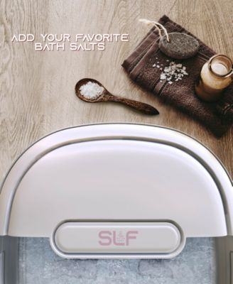 SLF Heated Portable Bubble Bath Foot Massager