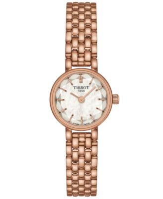 Tissot - Women's Swiss Lovely Rose Gold PVD Stainless Steel Bracelet Watch 20mm