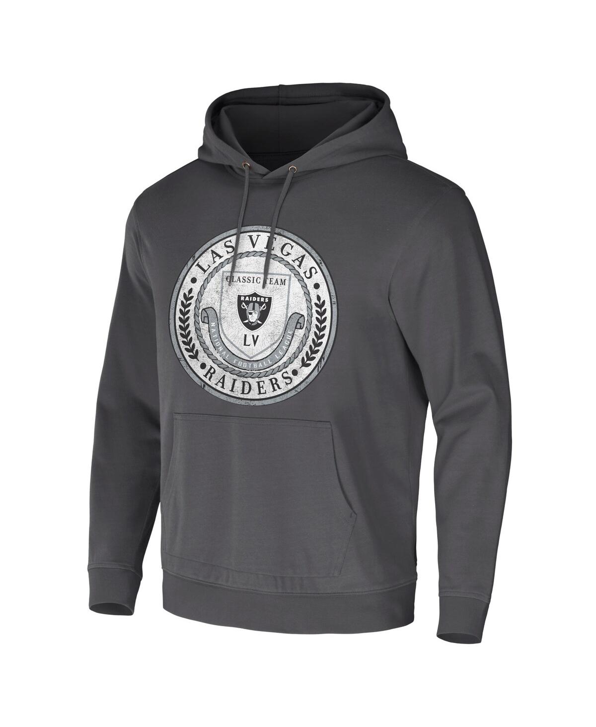 Fanatics Men's Nfl X Darius Rucker Collection By  Charcoal New Orleans Saints Washed Pullover Hoodie In Charcoal