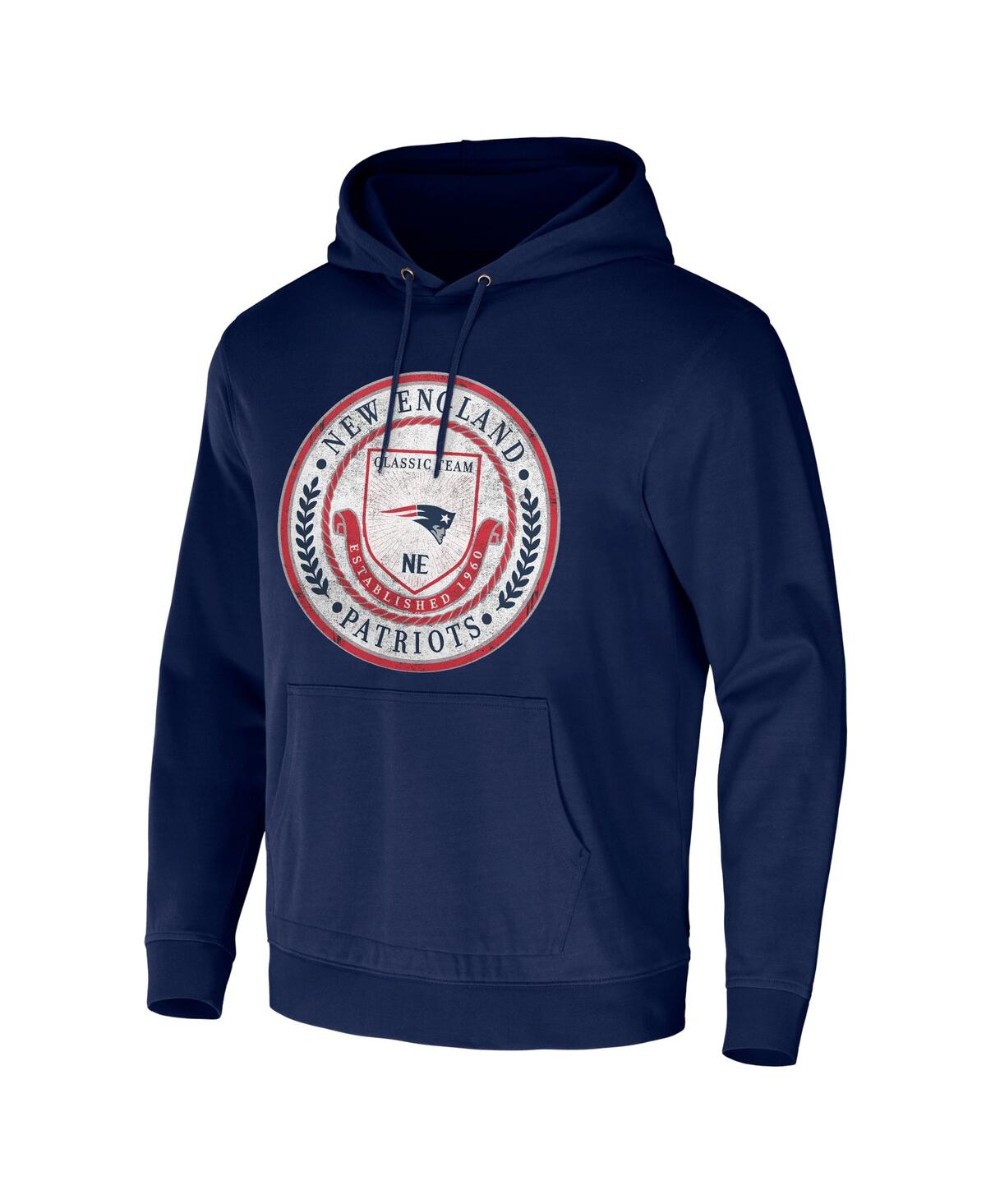 Fanatics Men's Nfl X Darius Rucker Collection By  Navy New England Patriots Washed Pullover Hoodie In Navy
