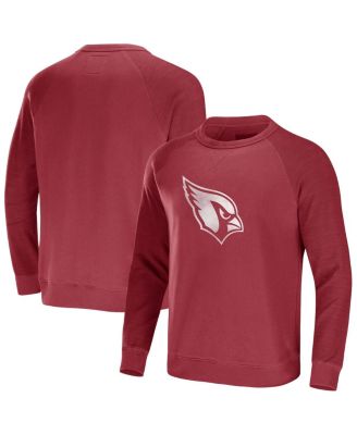 Men's NFL x Darius Rucker Collection by Cardinal Arizona Cardinals Raglan Fleece Pullover Sweatshirt