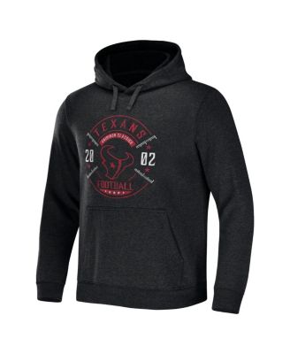 Men's NFL x Darius Rucker Collection by Heather Charcoal Houston Texans Radar Pullover Hoodie