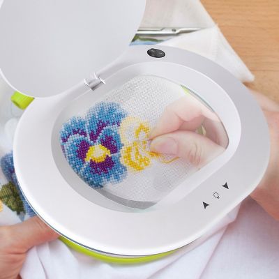 Lightview Pro LED 2-in-1 Magnifier Floor or Desk Lamp (2.25x) 5 Diopter