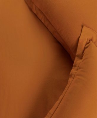 Solid 3-Piece Duvet Cover Set, King 