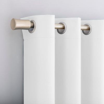 Grant Modern Glam Semi-Sheer Grommet Curtain Panel