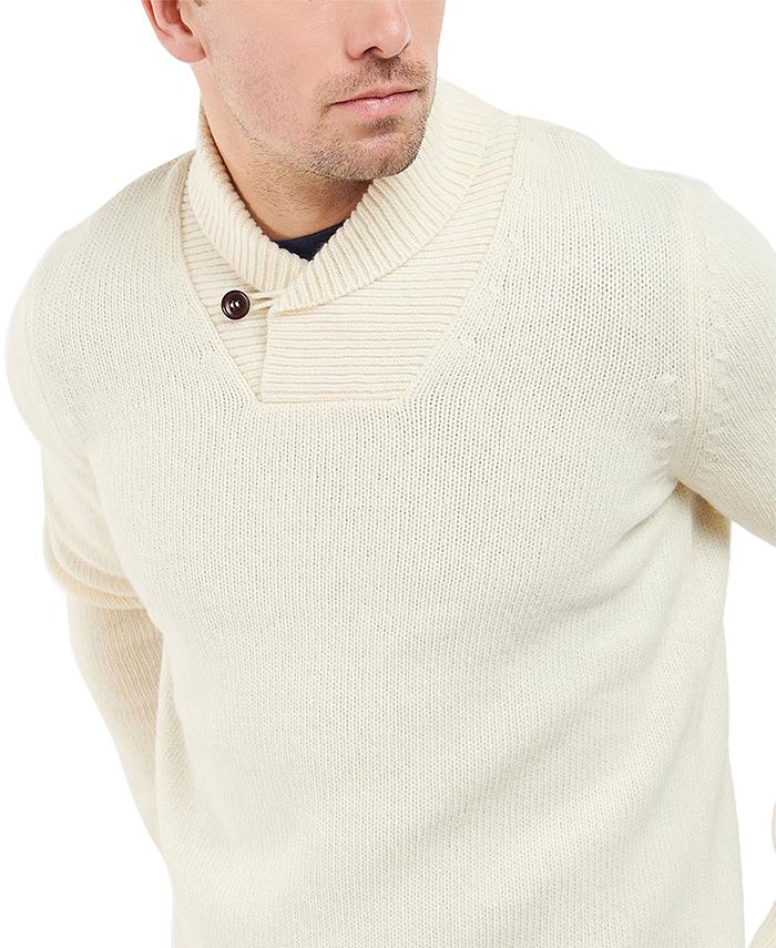 mens shawl neck sweater