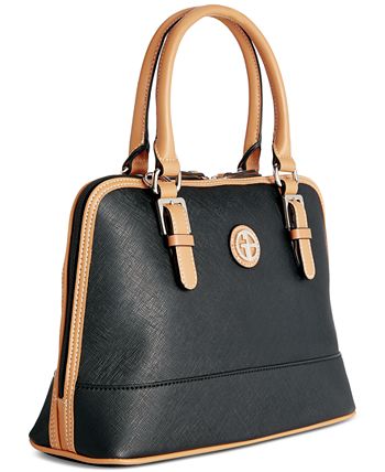 Giani bernini shop saffiano dome satchel
