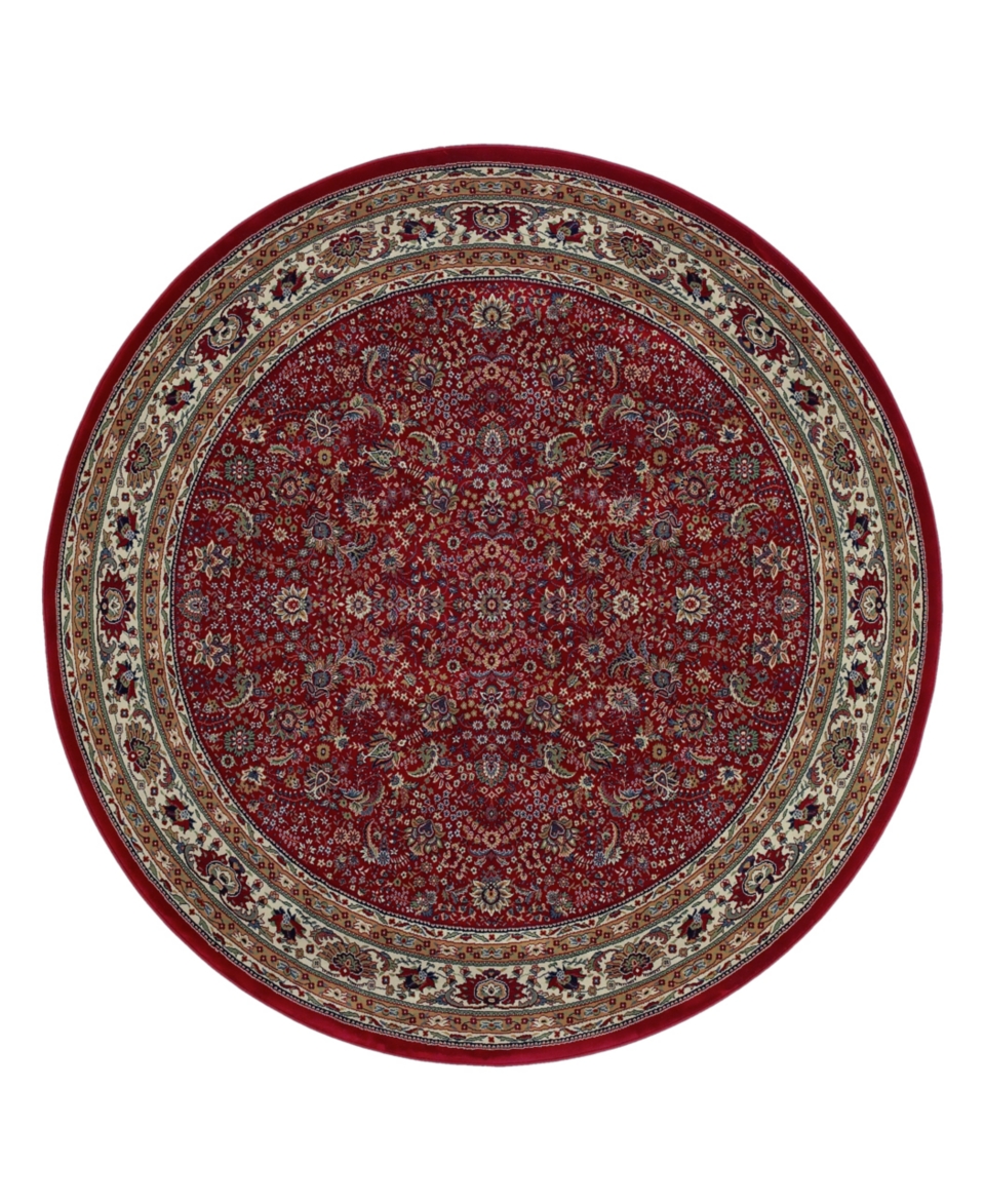 Oriental Weavers Area Rug, Ariana Red Sarouk 113R 6 Round   Rugs