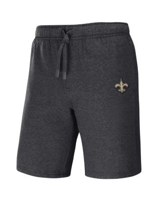 Men's NFL x Darius Rucker Collection by Heather Charcoal New Orleans Saints Logo Shorts