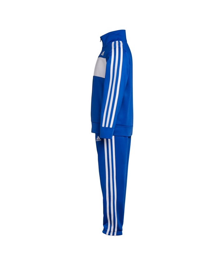 adidas Little Boys Long Sleeve Essential Tricot and Joggers, 2 Piece ...