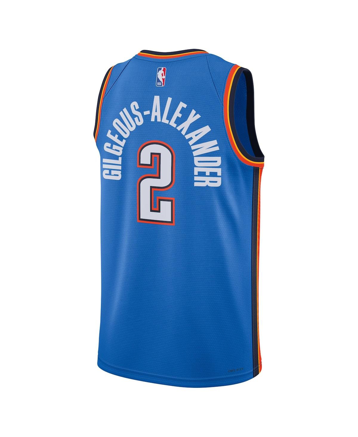 Men's Nike Shai Gilgeous-AlexanderOklahoma City Thunder Swingman Jersey - Icon Edition - Blue