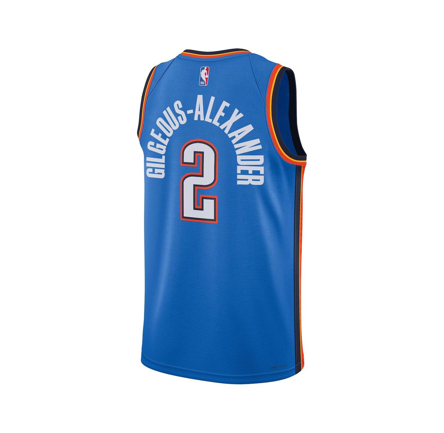 Men's Shai Gilgeous-Alexander Blue Oklahoma City Thunder Swingman Jersey - Icon Edition