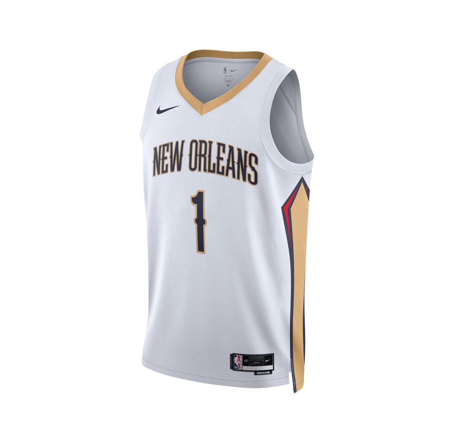 Men's Zion Williamson White New Orleans Pelicans Swingman Jersey - Association Edition