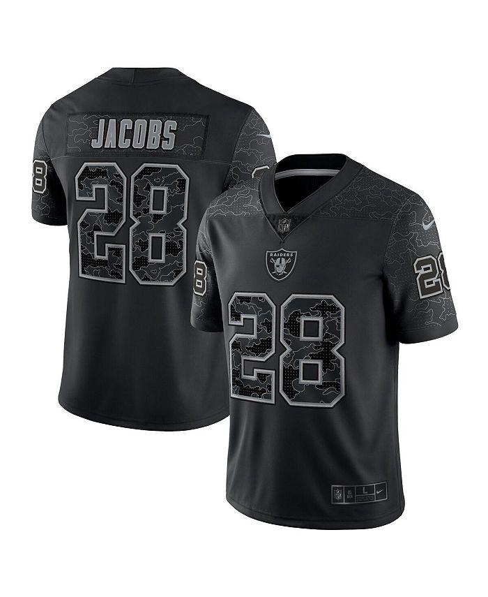 Josh Jacobs Las Vegas Raiders Nike Black Game Player Jersey