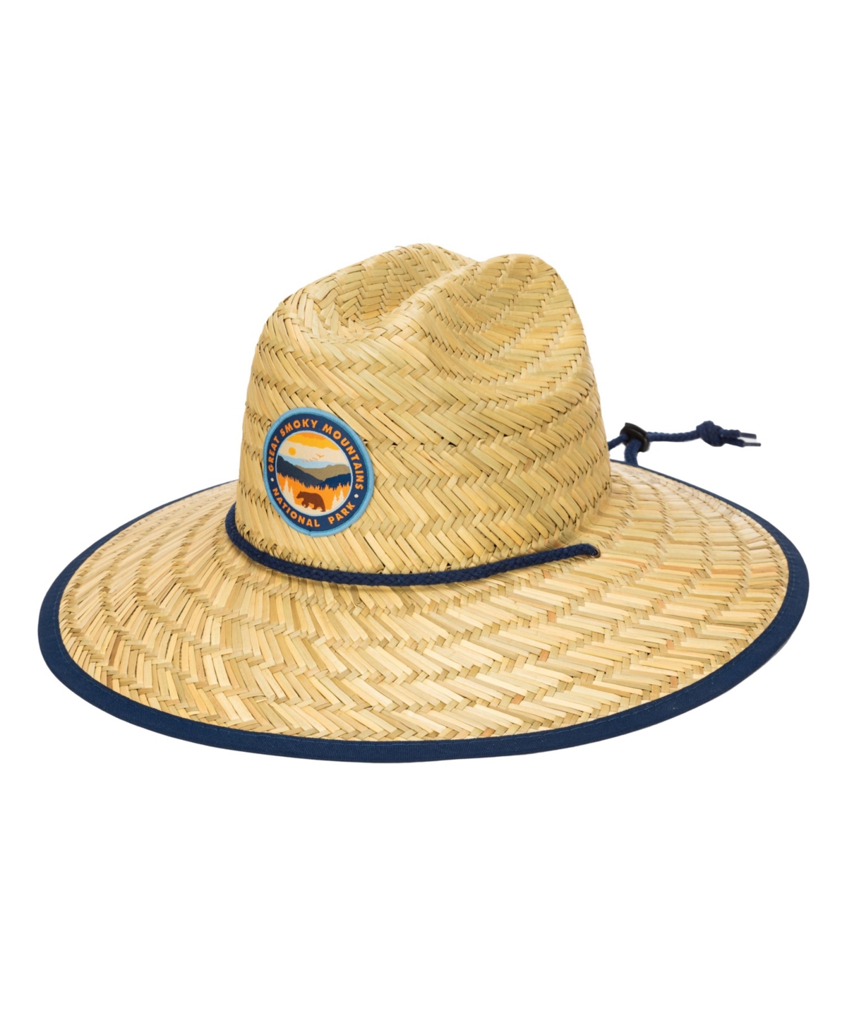 Men's Straw Lifeguard Sun Hat - Smoky Mountains