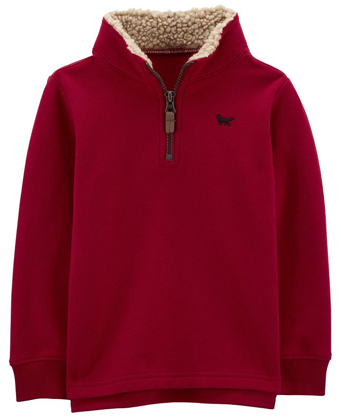 Carter's Toddler Boys Quarter Zip Fleece Pullover Macy's