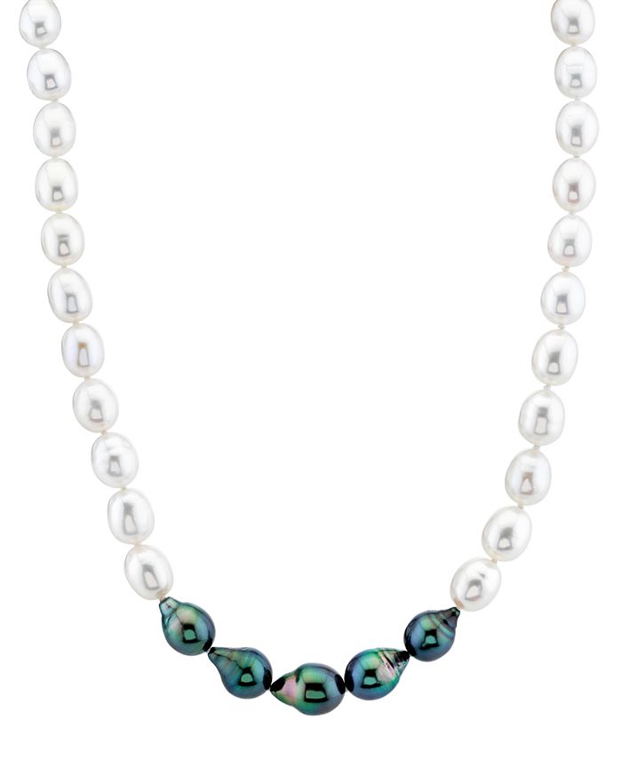 Macy s Cultured Tahitian Cultured Freshwater Pearl 8 10 1 2mm