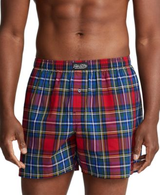 Polo Ralph Lauren - Men's Single-Button Fly Plaid Boxers
