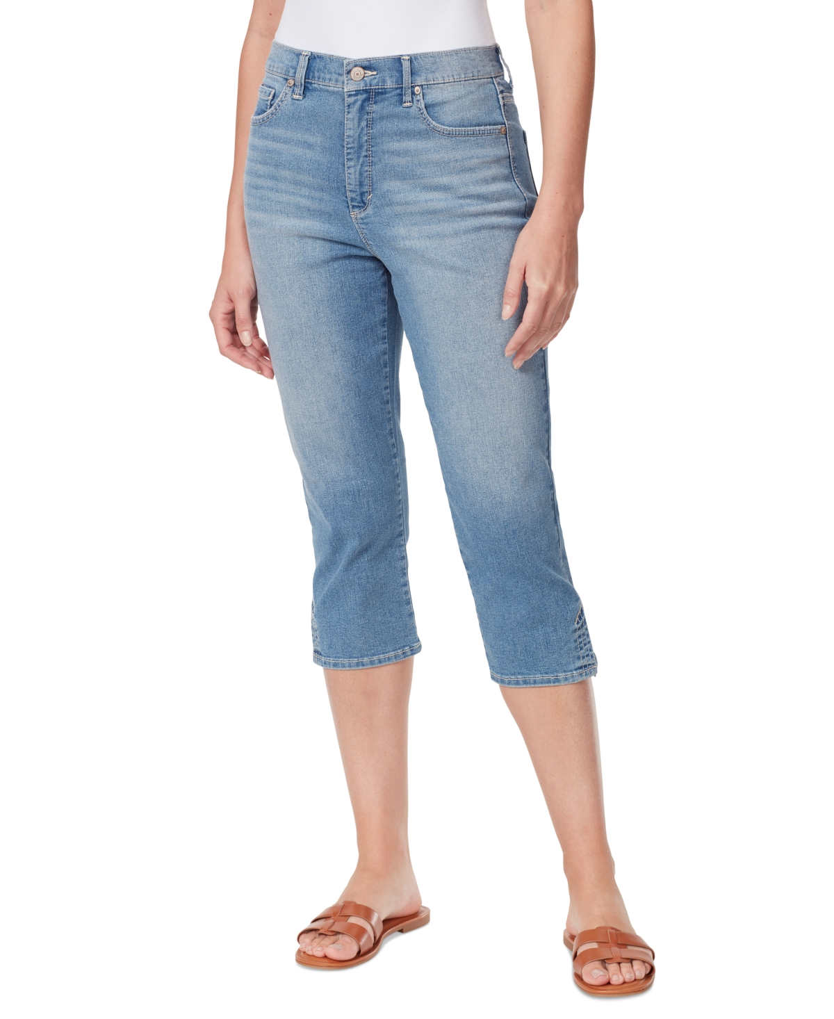 Gloria Vanderbilt Women's Amanda High-Rise Capri Jeans