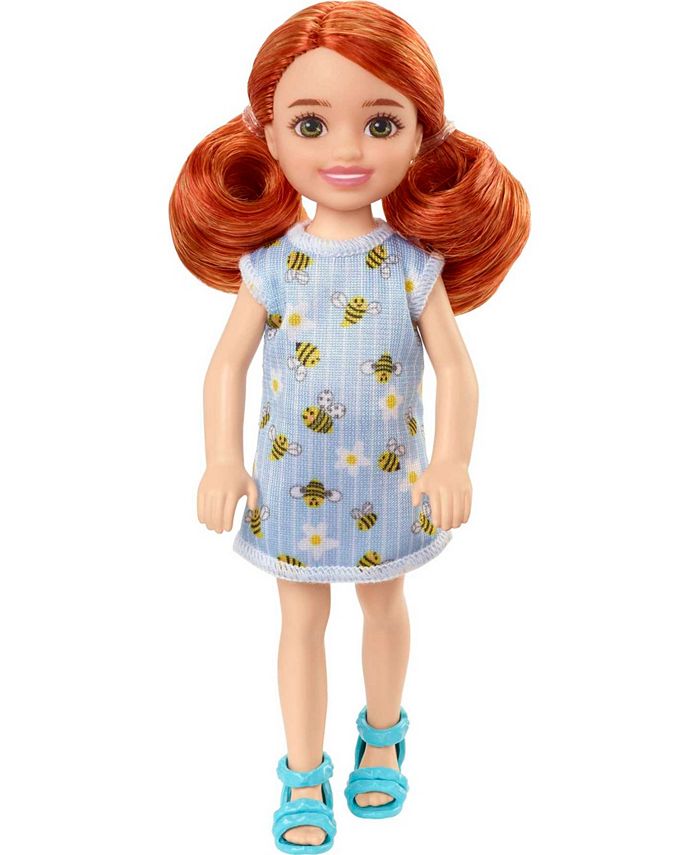 Barbie Chelsea Doll with Red Hair in Bumblebee Dress Macy's