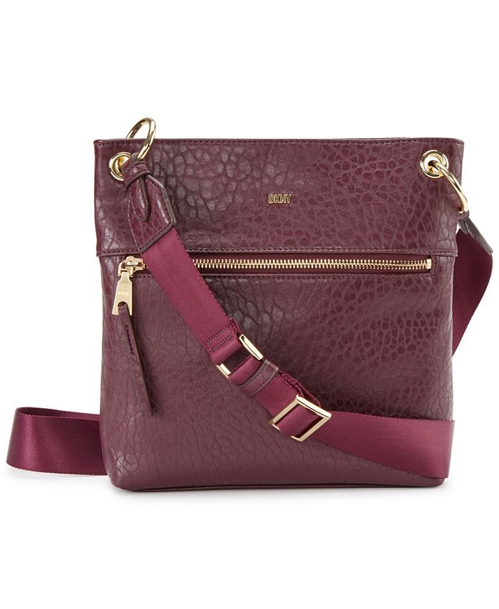 DKNY Gregorio Top Zip Web Strap Crossbody Handbag - Macy's