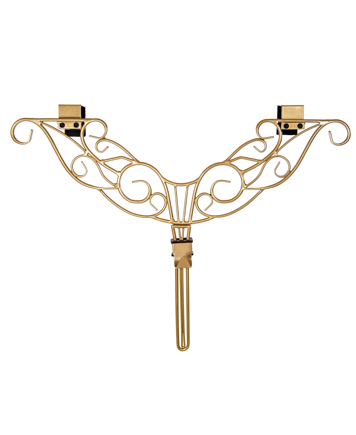 Adjustable Wreath Door, Hanger, Antler - Gold-Tone
