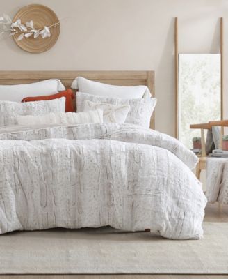 Snow Leopard 3 Piece Comforter Set, King