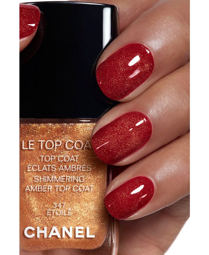 CHANEL LE TOP COAT Shimmering Amber Top Coat Macy's