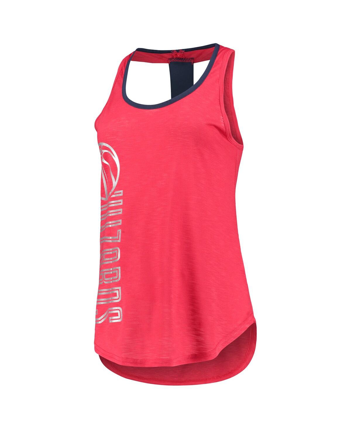 Shop G-iii Sports By Carl Banks Women's  Red Washington Wizards In The Stands Tank Top