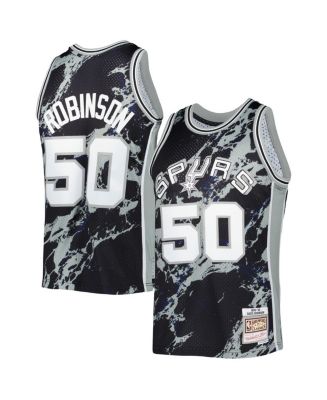 Men's Mitchell & Ness David Robinson Black San Antonio Spurs 1998