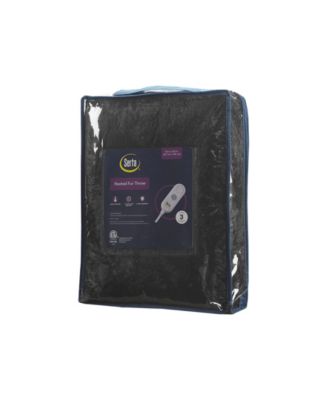 Shaggy Electric Faux-Fur Throw, 50" x 60"