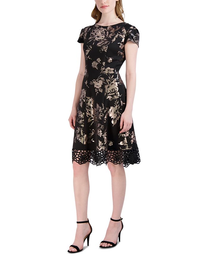 speechless pleated dress Speechless Pleated Off White Cocktail Dress with Pearl and Jewel Neckline