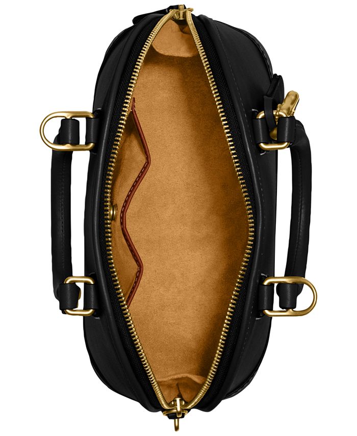 COACH Color-block Leather Revel Bag in Black