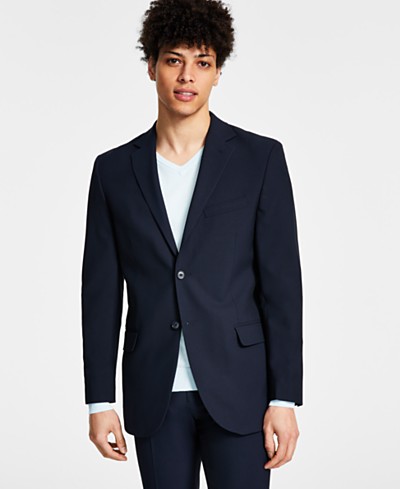Calvin Klein Men's X-Fit Slim-Fit Infinite Stretch Black Tuxedo Jacket -  Macy's