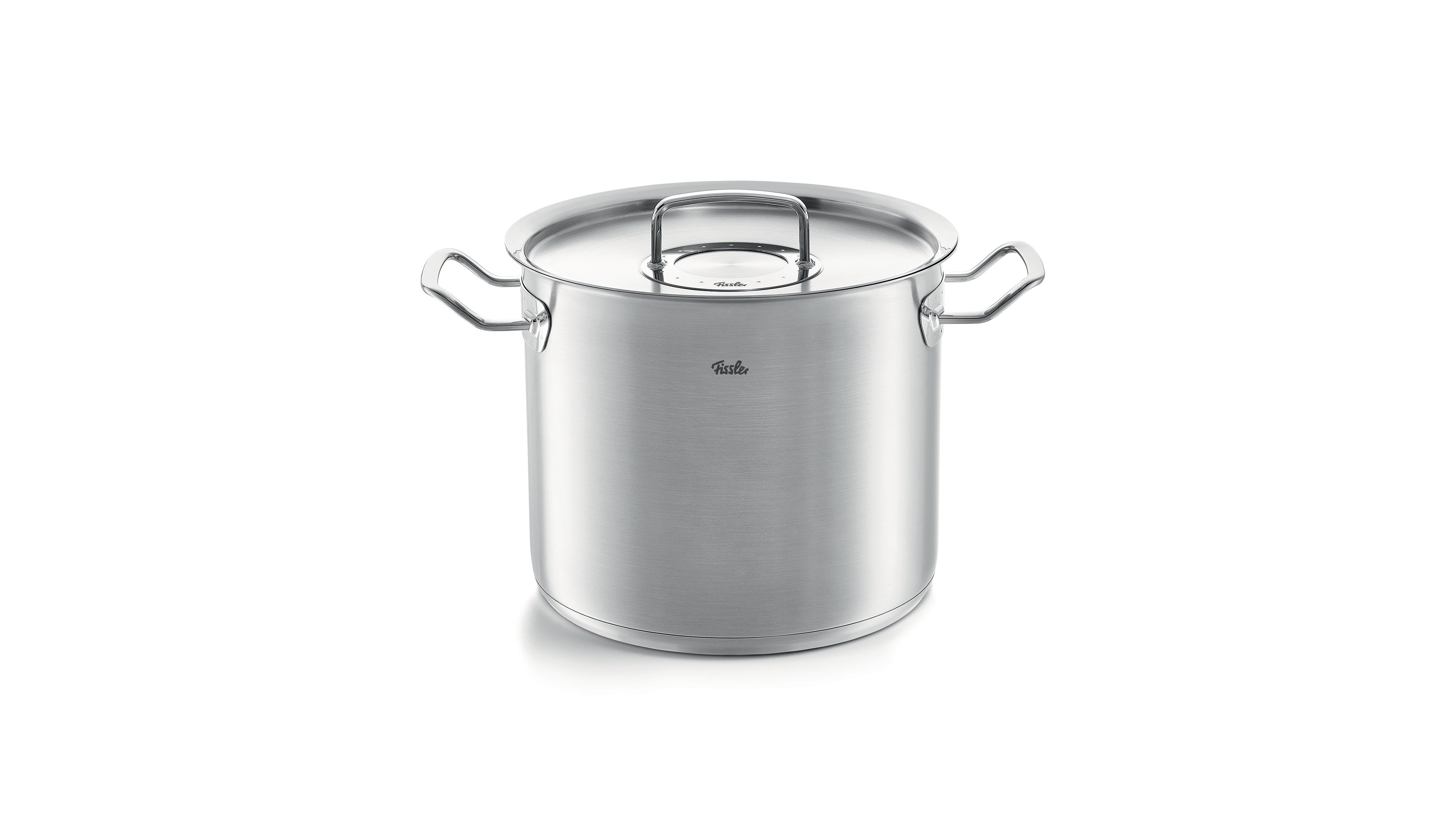 Fissler Original-Profi Collection Stainless Steel 14.8 Quart High Stock Pot with Lid