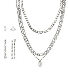 Stone 5-Pieces Necklace and Earring Set