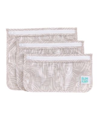 Baby Girls Printed Travel Water Resistant Bag, Pack of 3