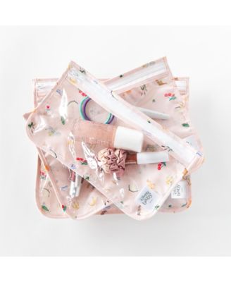 Baby Girls Printed Travel Water Resistant Bag, Pack of 3