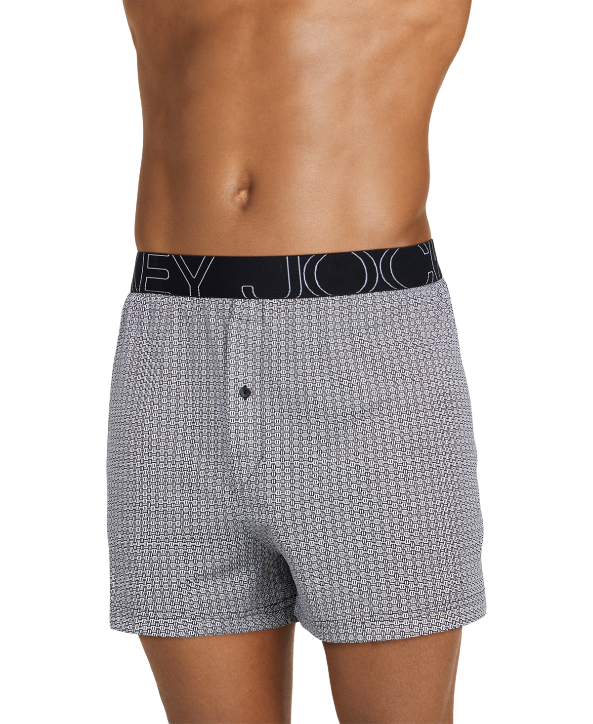 Men's ActiveBlend Moisture-Wicking 5" Boxers - Small Grid