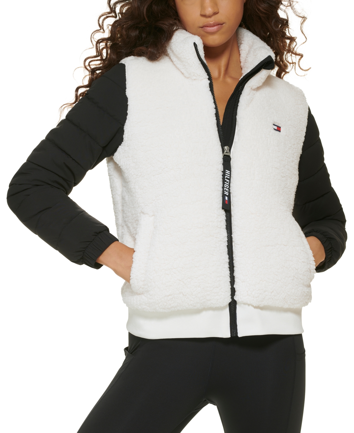 Tommy Hilfiger Sport Women's Active Full-Zip Cropped Jacket Vest