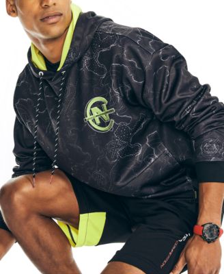 Nautica Men's Competition Sustainably Crafted Printed Hoodie - Moisture-Wicking, Vintage Fit - View #8